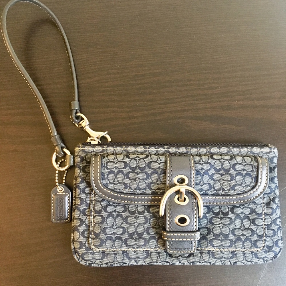 Coach large Wristlet
